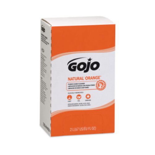 GOJO® NATURAL* ORANGE™ Limpiador De Manos Con Piedra Pómez (7255-04)