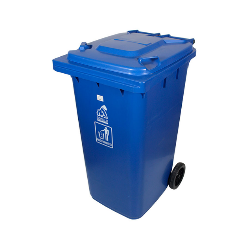 Bote de basura con tapa y llantas Heavy Duty de 240 L (AF-07322)