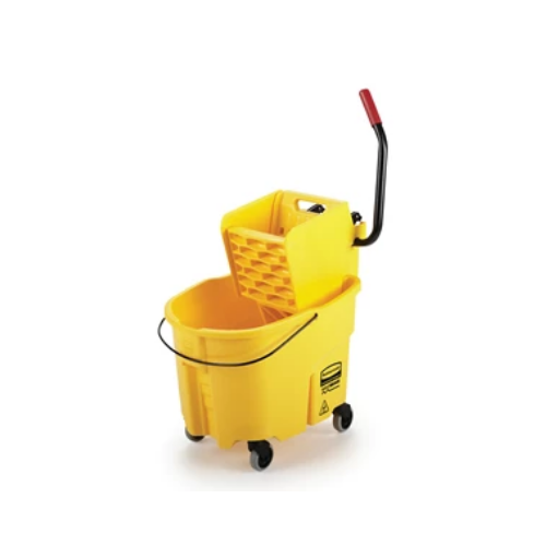 Rubbermaid Escurridor y Cucharon de prensa lateral Wavebrake® 35 QT (FG758088YEL)