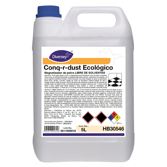 Diversey® Cuidado de Pisos Conq-r-dust Ecológico (HB30546)