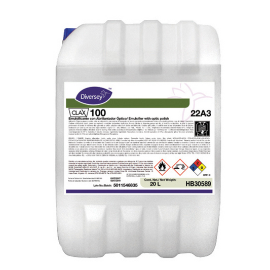 Diversey® Cuidado de Prendas Clax 100 22A3 (HB30589 - HB30590 )