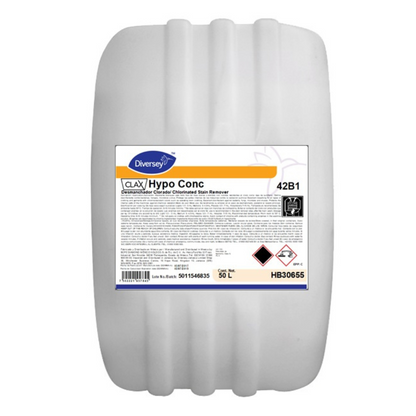 Diversey® Cuidado de Prendas Clax Hypo Conc. 42B1 (HB30709 - HB30655 - HB30656 )