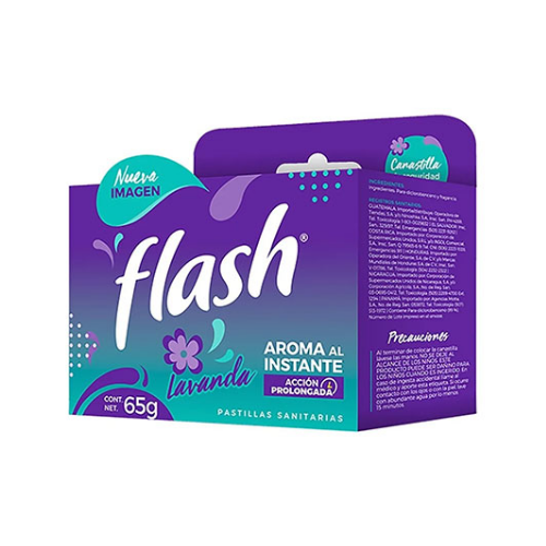 Pastilla para Sanitario Flash Lavanda 65 gr (1117)